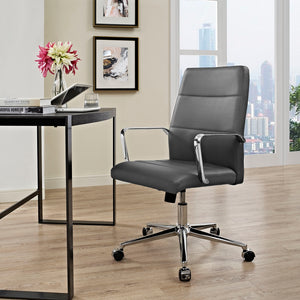 Berkeley Mid Back Chair - Gray - Office Picture