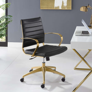 Golden Midback Executive Office Chair - Black - 1