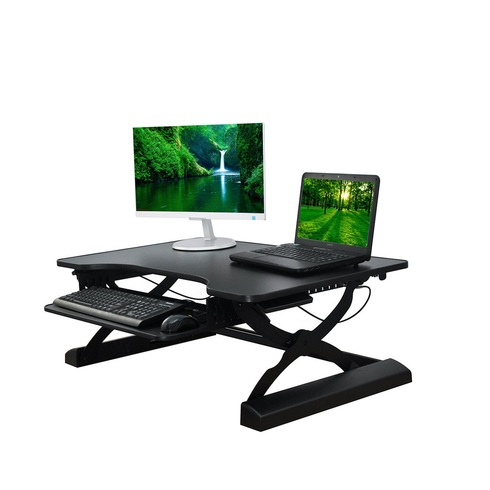 Senator Riser Desk Desk Riser Pro 37 Inch Wide Standing Desk | DeskRiser.com