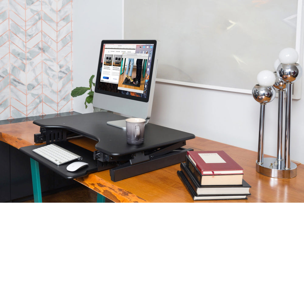 Desk Riser Grande 40 Inch Wide Standing Desk | DeskRiser.com