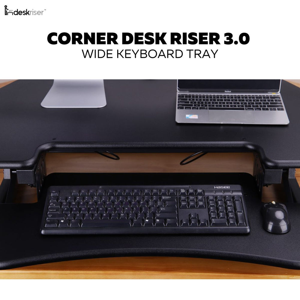 Corner Standing Desk | DeskRiser