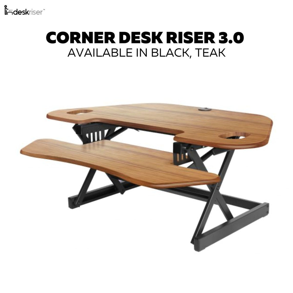 Corner Standing Desk | DeskRiser