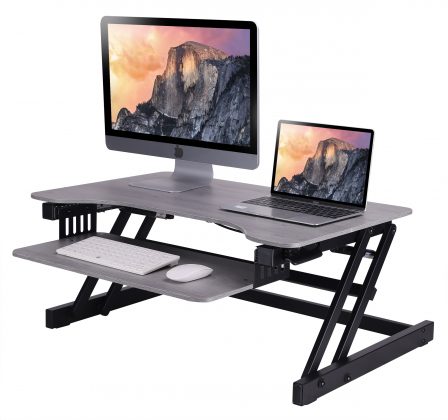 Gray Desk Riser Classic