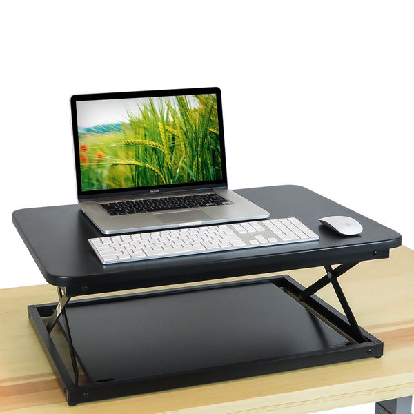 Black Desk Riser 28X Small Standing Desk 3