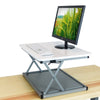 White Desk Riser 28X Small Standing Desk