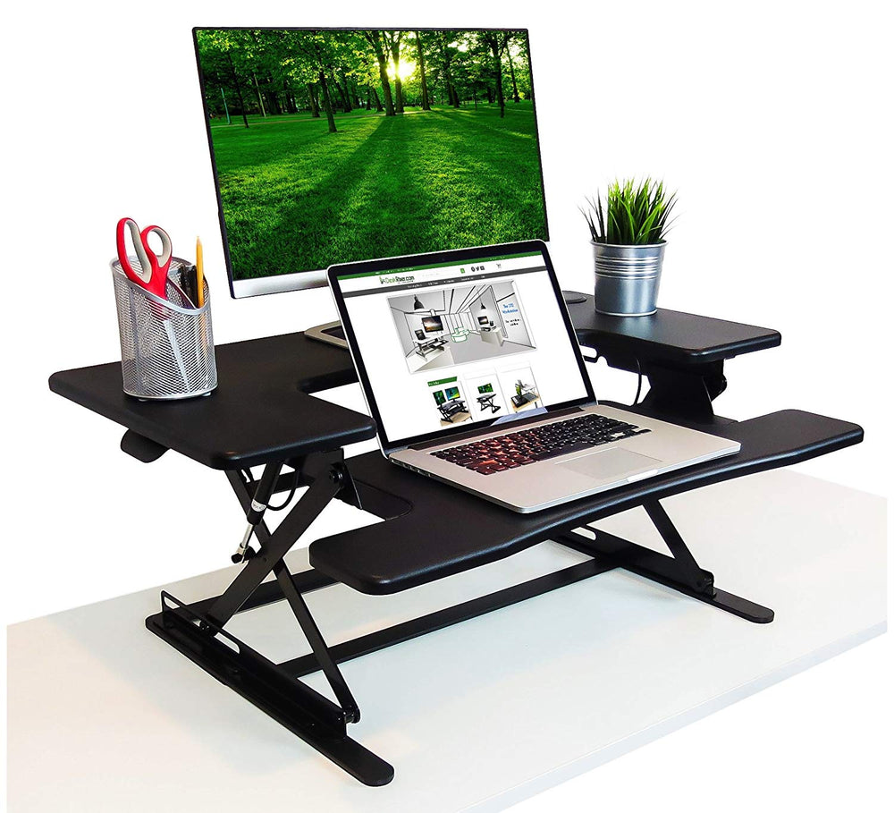 Black Wood Desk Riser on Sale | DeskRiser.com