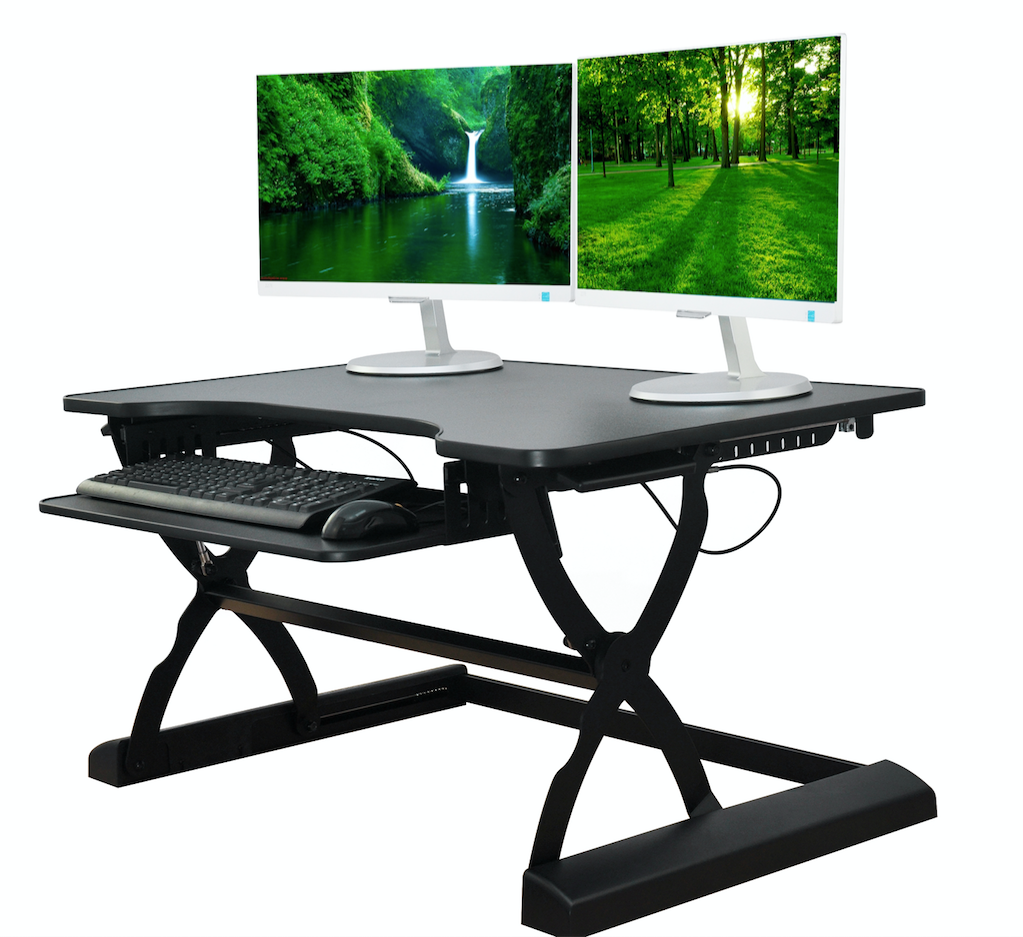 Desk Riser Pro 37 Inch Wide Standing Desk | DeskRiser.com