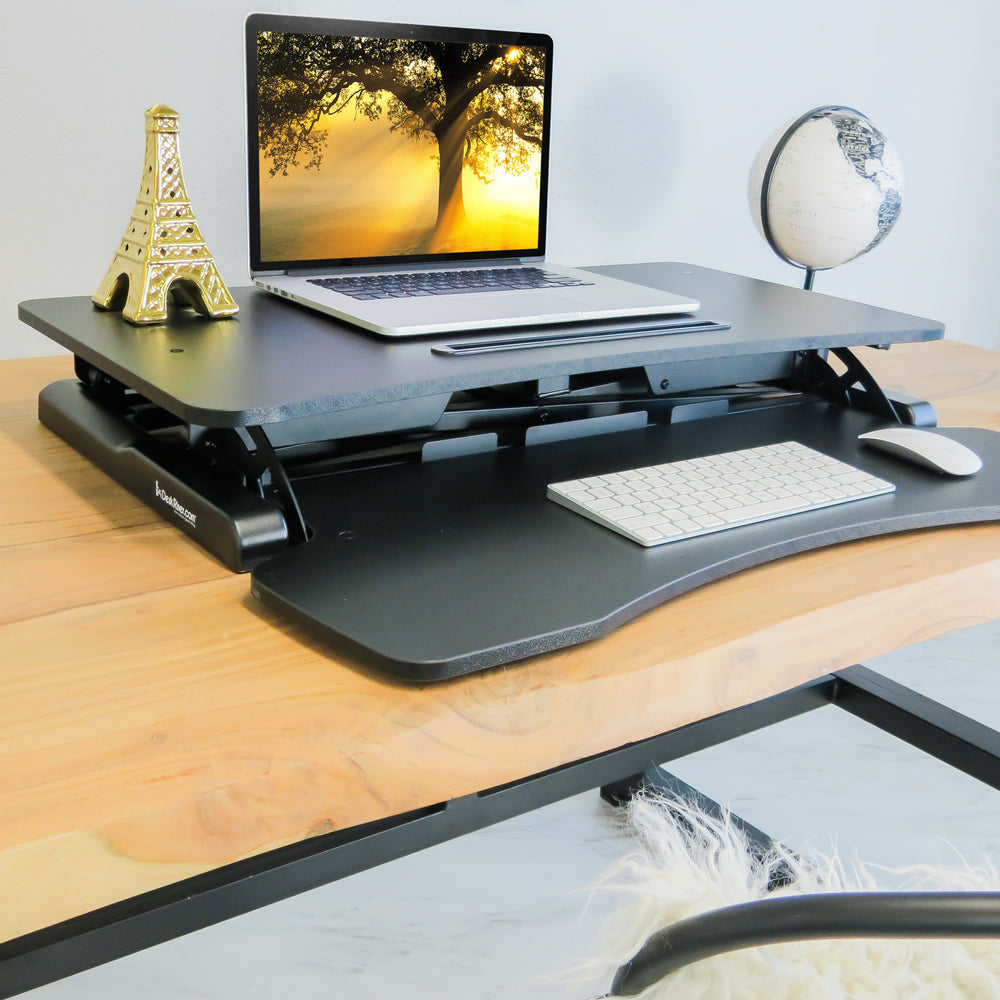 Desks Rizer Desk Riser 37X | Large Standing Desk Converter at DeskRiser.com