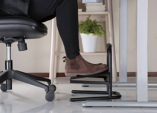 Foot Rests, Adjustable Under Desk Footrest with 6 Height Position