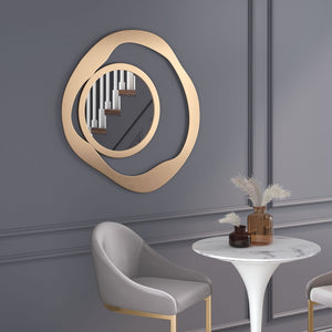 Gold Circles Mirror - 1