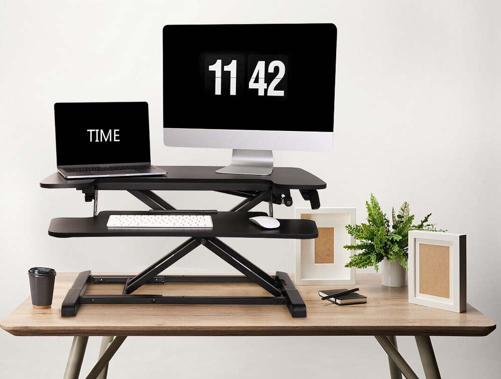 Desk Riser 32X Standing Desk Converter | DeskRiser.com