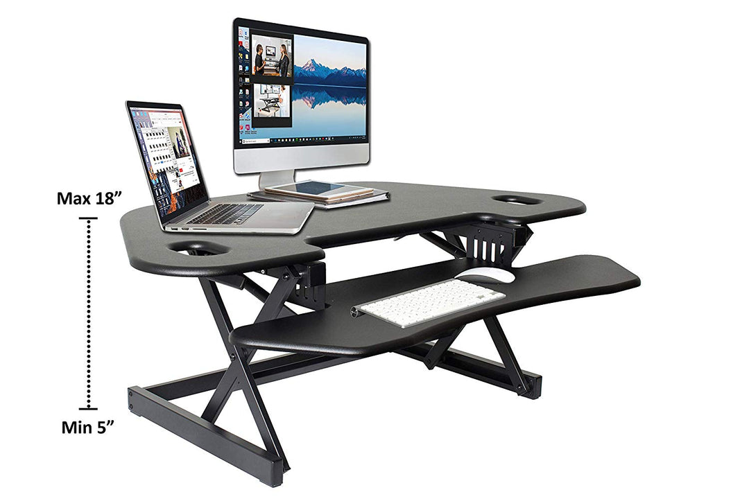 Corner Standing Desk | DeskRiser