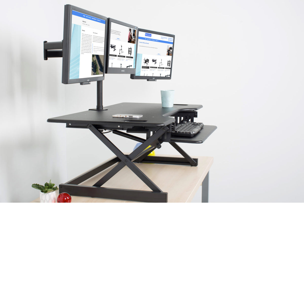 Desk Riser Extra Grande  46 inch Wide Large Standing Desk