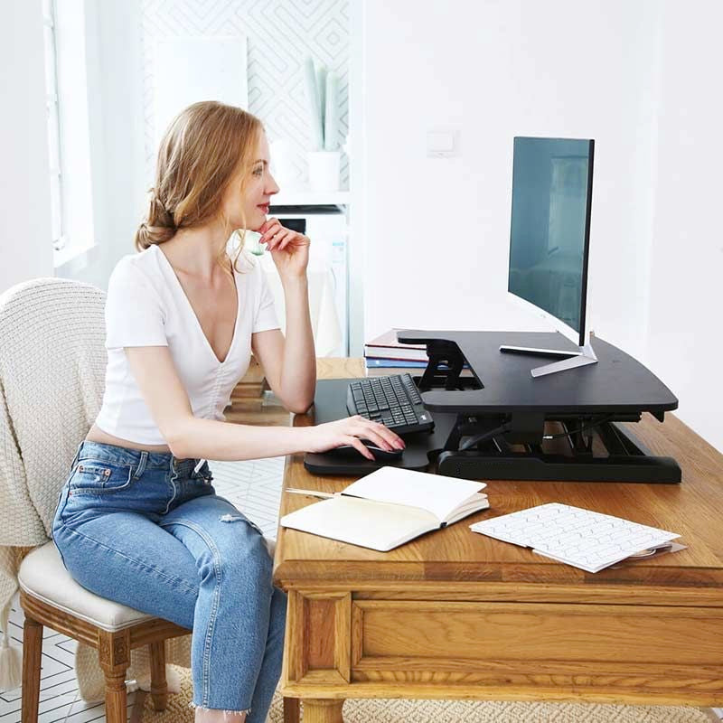 Desk Riser 28 Inch Wide Arca | DeskRiser.com