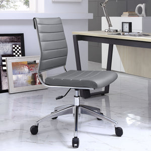 Jive Armless Midback Office Chair - Gray - Room Picture