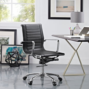 George Mid Back Office Chair in Black