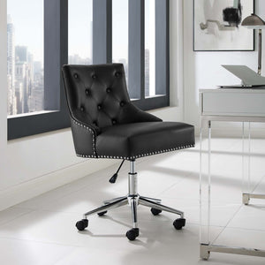Regal Tufted Office Chair - Black - 1